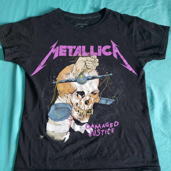 3/$50 Band T unisex Metallica short sleeve size small - Picture 2 of 2